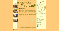 Desktop Screenshot of lesecureuils-meursault.com